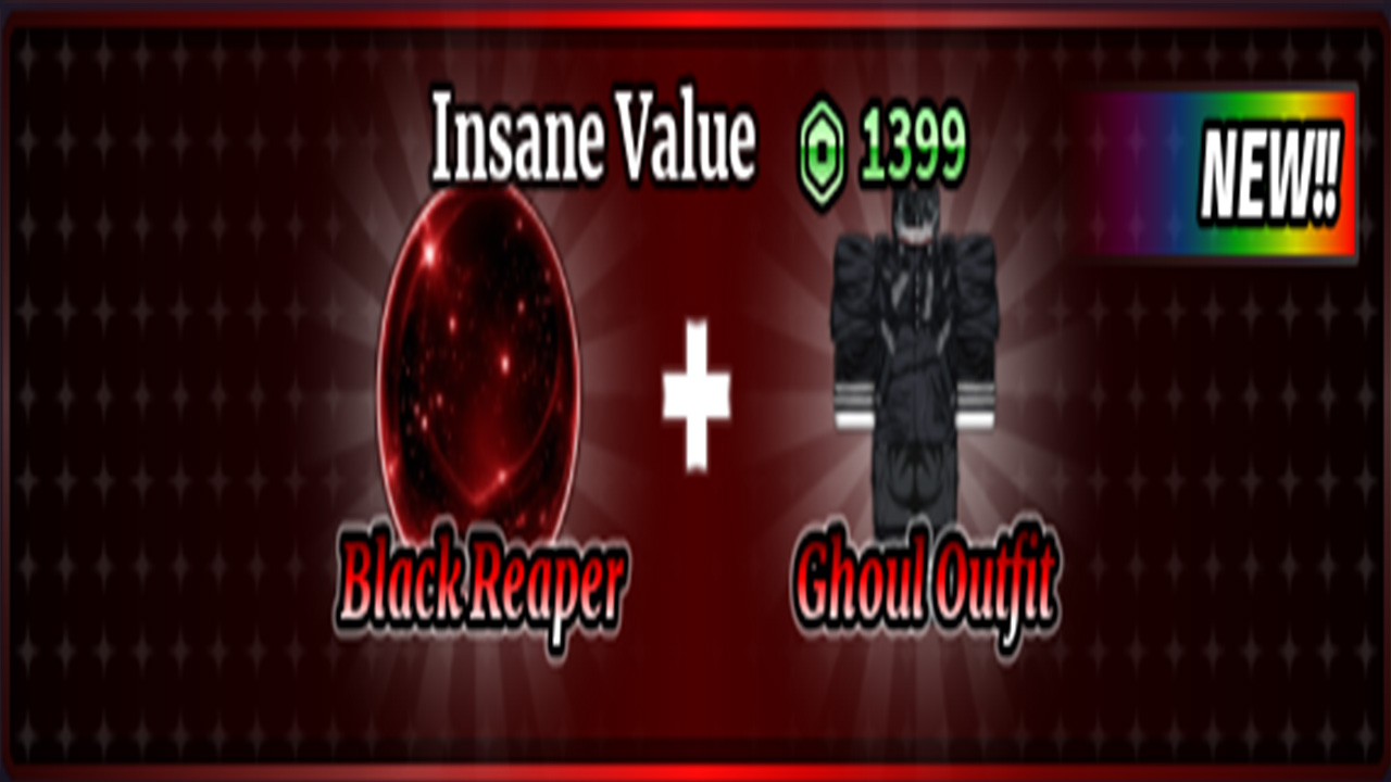 Bundle Black Reaper + Ghoul Outfit